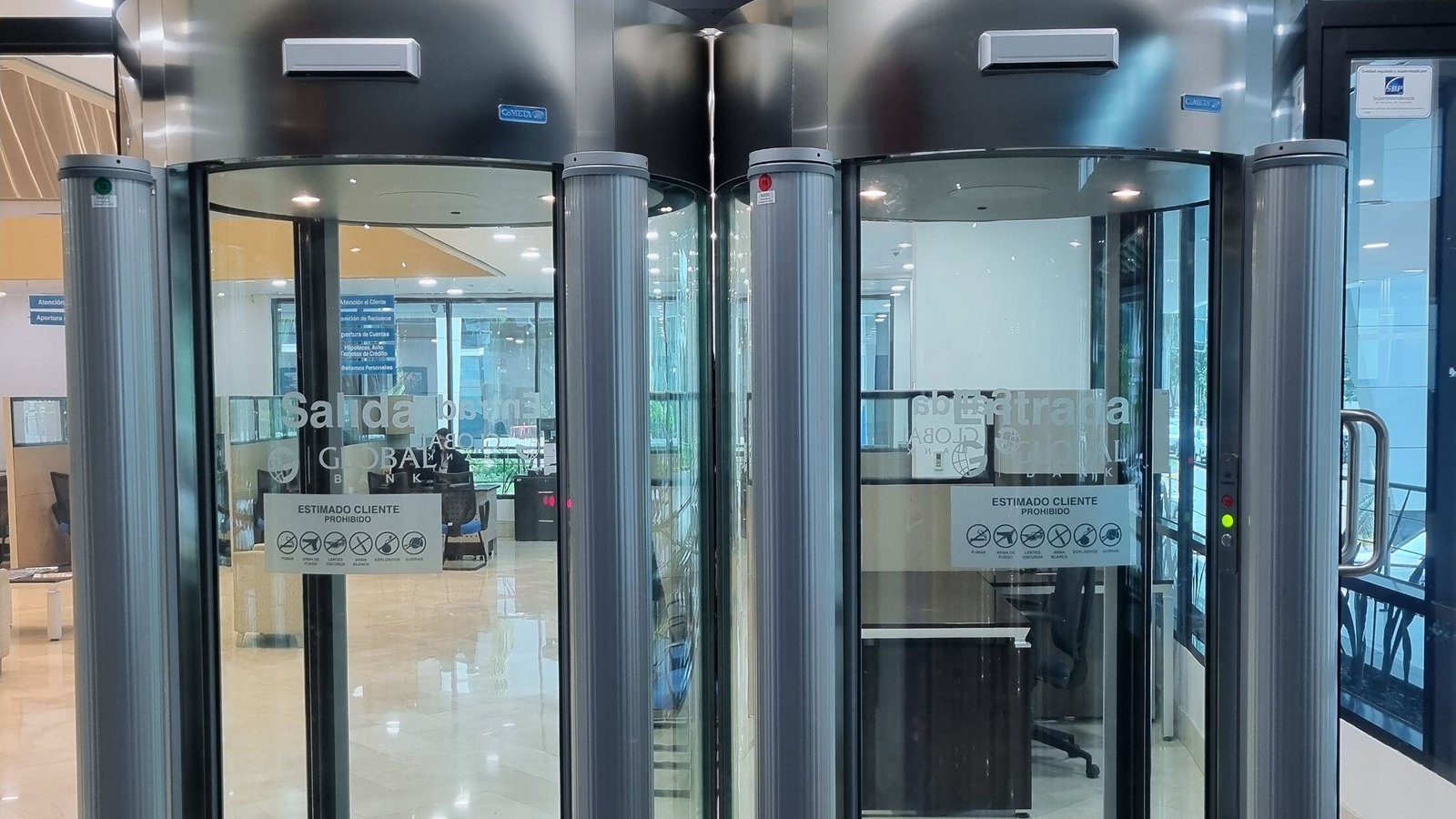 Implementation of Co135 Security Portals at Global Bank, Panama