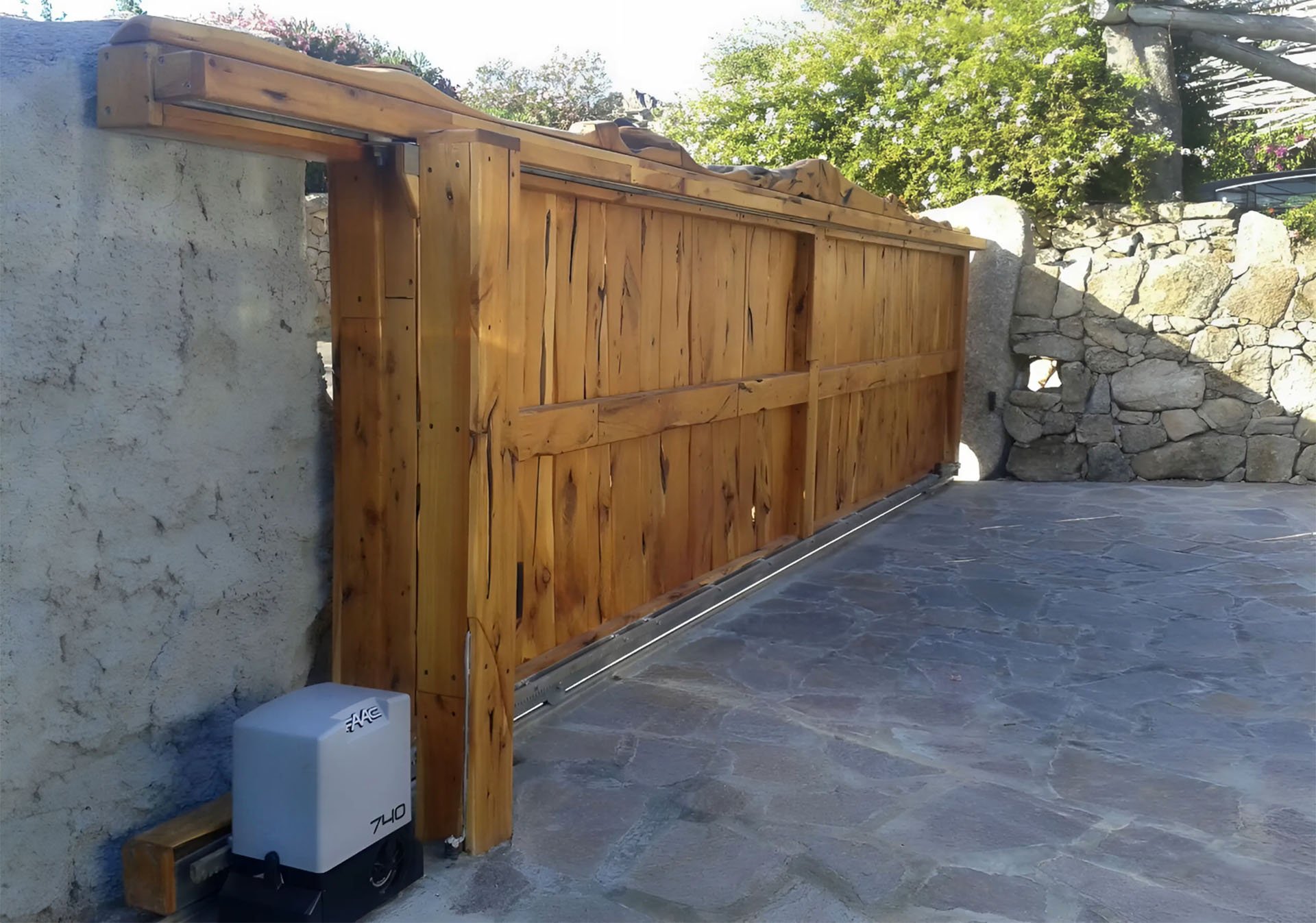 FAAC 740 and 741 Sliding Gate Gearmotors