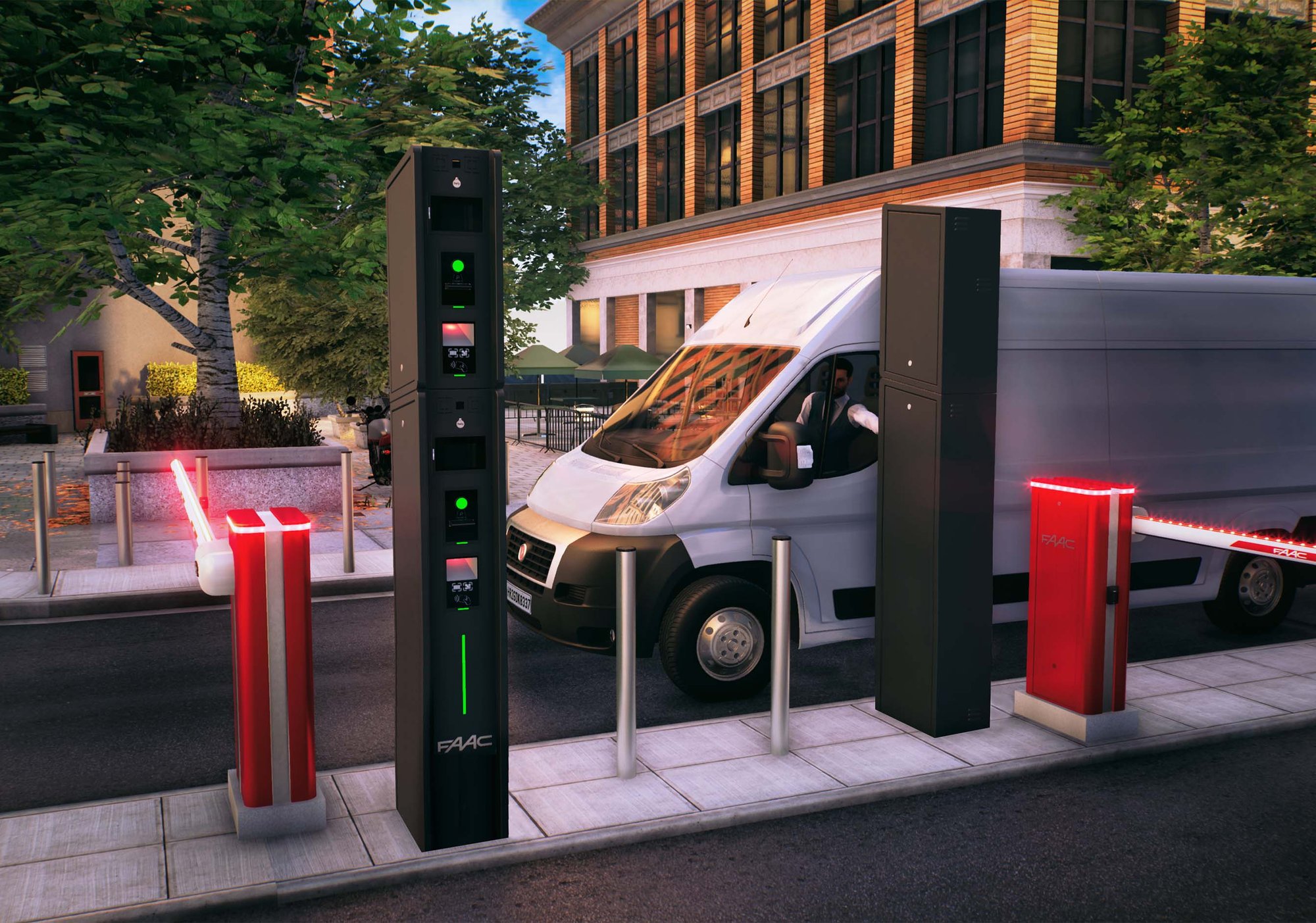 FAAC Vehicle Gates Readers