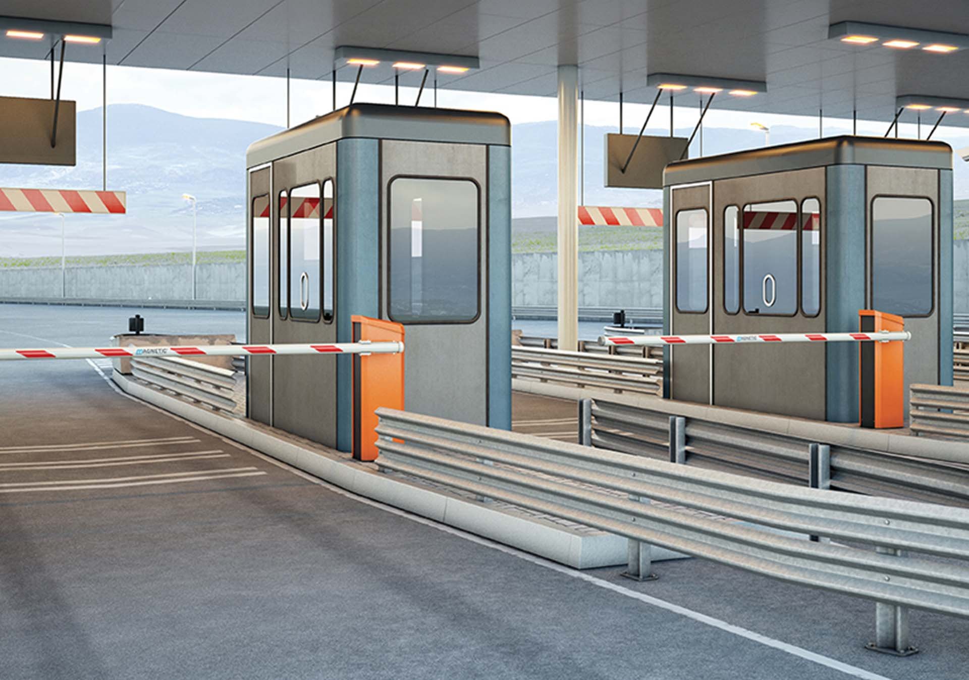 Magnetic Automatic Barrier installation