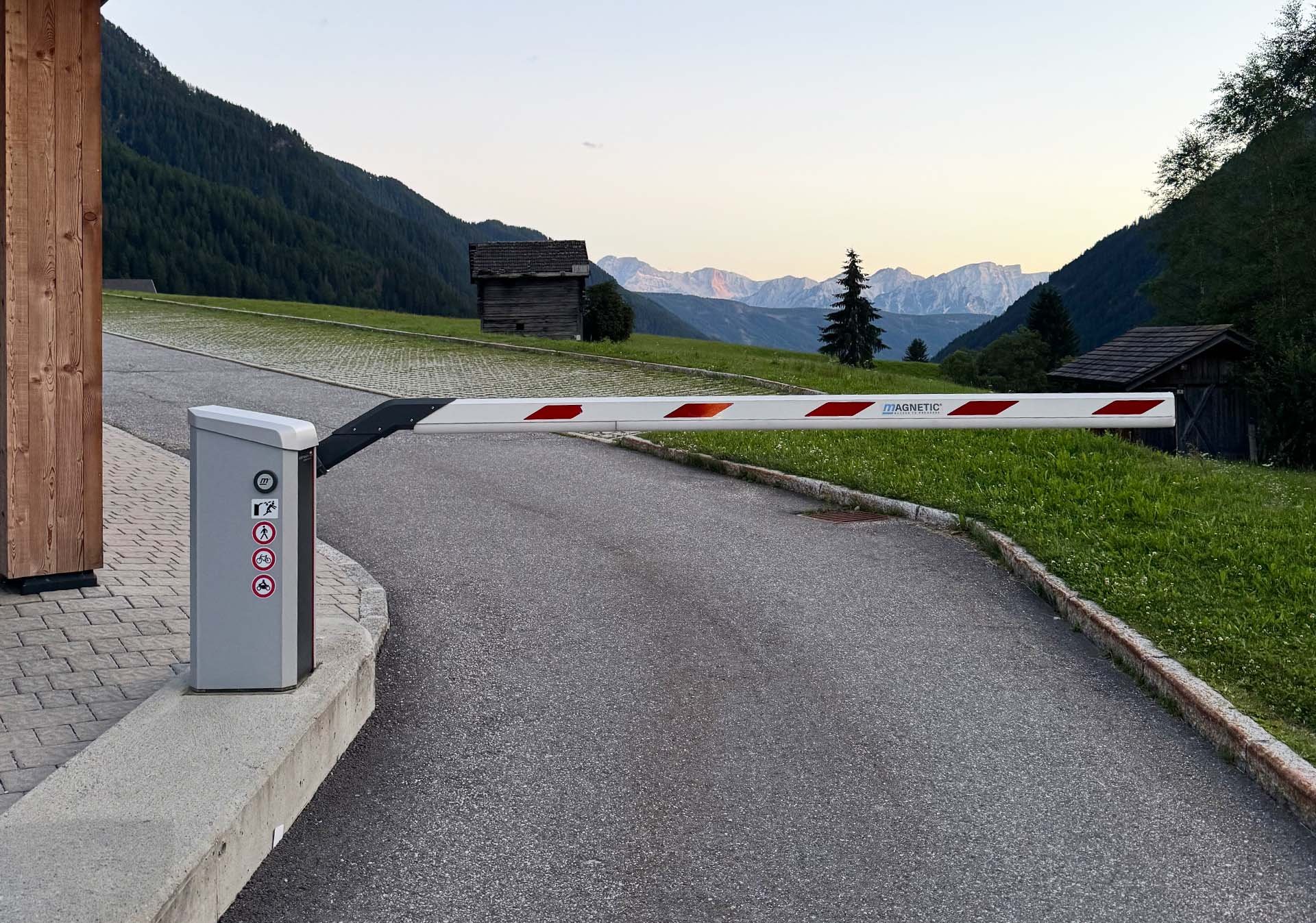 Magnetic Automatic Barrier installation