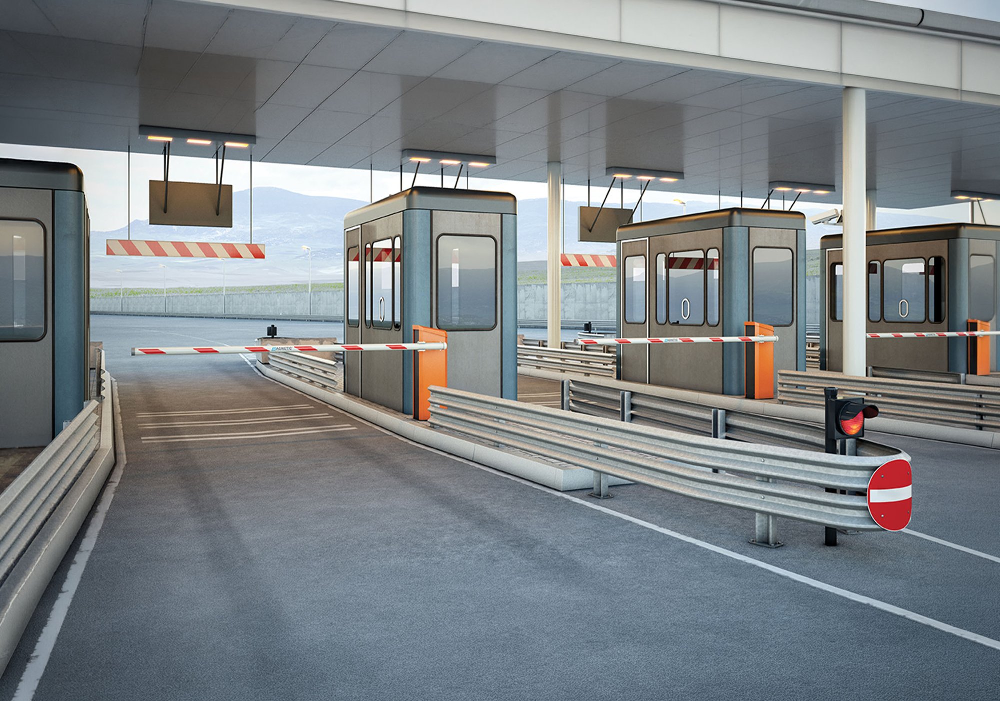 Magnetic Automatic Barriers