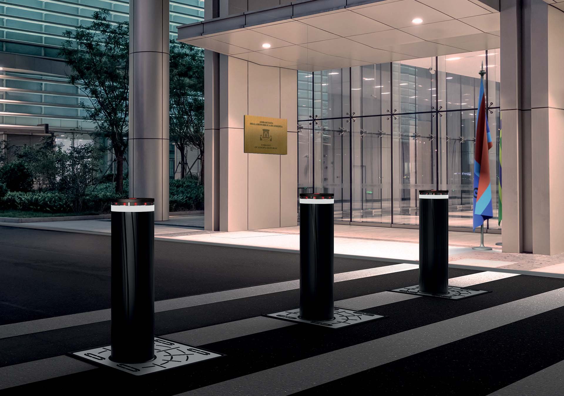 FAAC JS High-Security Bollards