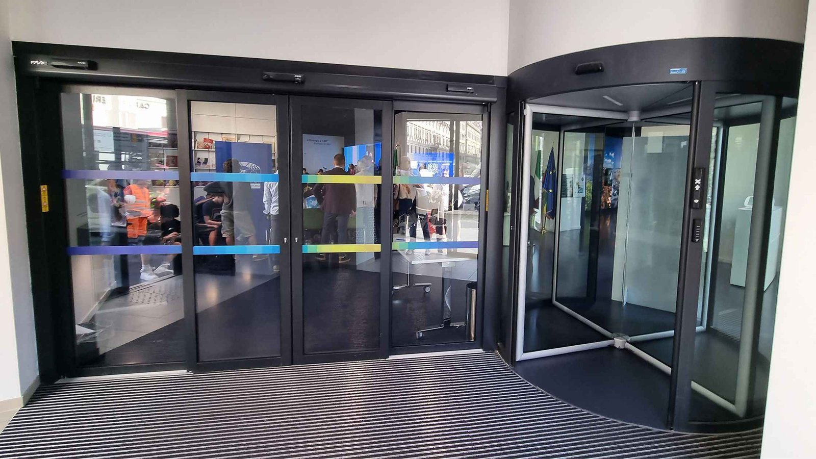 FAAC and CoMETA protect the EU 'Europa Experience' in the centre of Rome