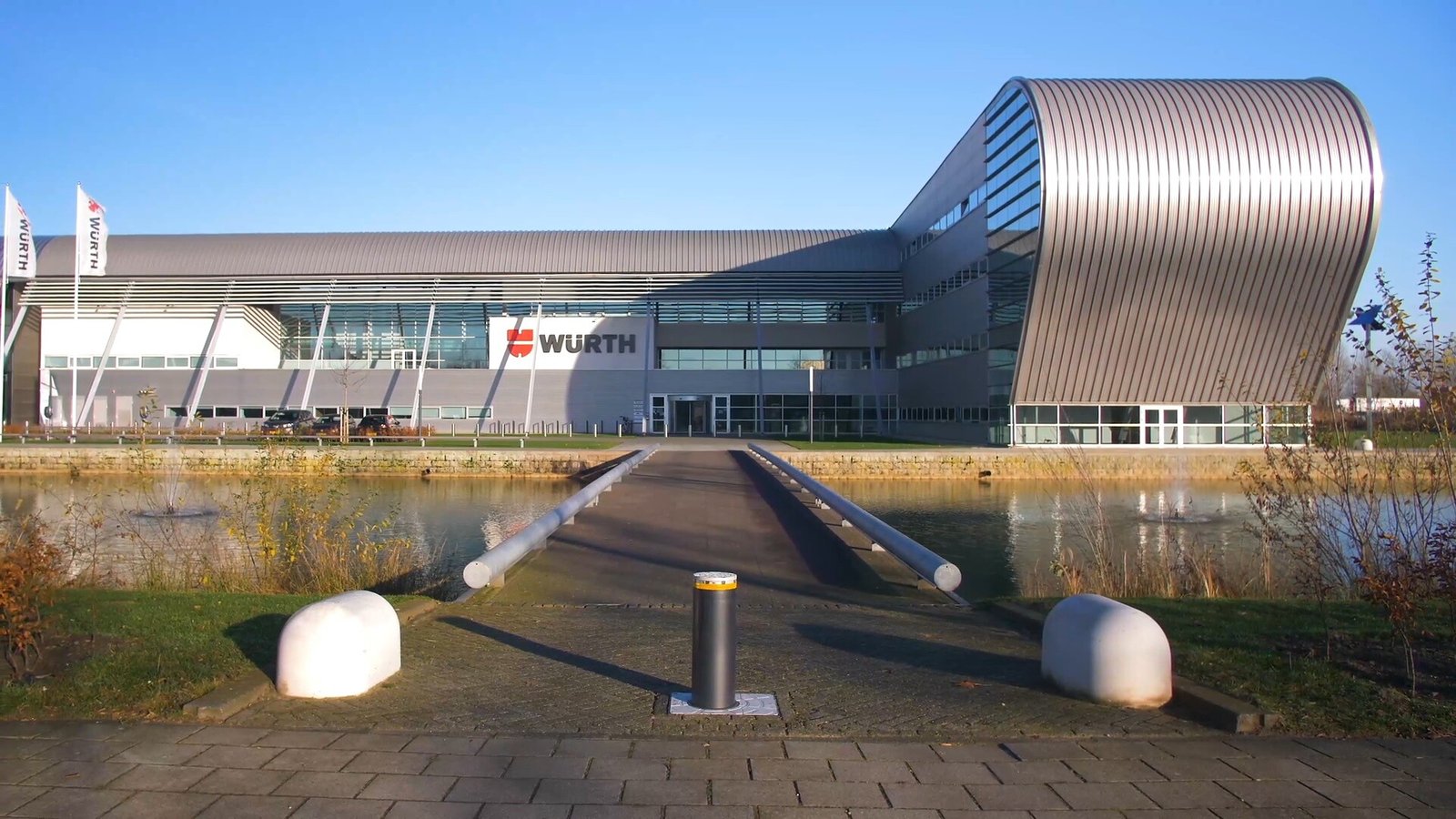 FAAC J200 HA Bollards for WÜRTH Nederland BV Headquarters