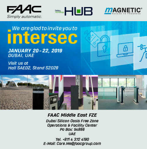 INTERSEC Dubai, From January 20 to 22, 2019